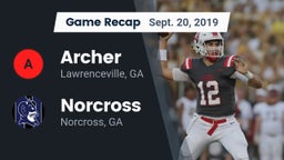 Recap: Archer  vs. Norcross  2019