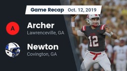 Recap: Archer  vs. Newton  2019