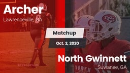 Matchup: Archer  vs. North Gwinnett  2020