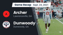 Recap: Archer  vs. Dunwoody  2021