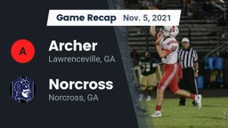 Recap: Archer  vs. Norcross  2021