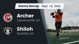 Recap: Archer  vs. Shiloh  2022