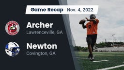 Recap: Archer  vs. Newton  2022