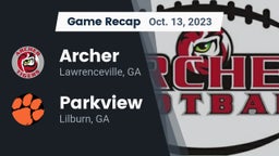 Recap: Archer  vs. Parkview  2023