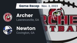 Recap: Archer  vs. Newton  2023