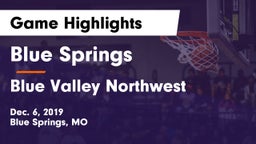 Blue Springs  vs Blue Valley Northwest  Game Highlights - Dec. 6, 2019