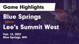 Blue Springs  vs Lee's Summit West  Game Highlights - Feb. 14, 2023