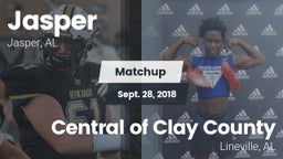 Matchup: Jasper  vs. Central  of Clay County 2018