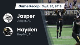 Recap: Jasper  vs. Hayden  2019
