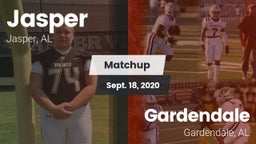 Matchup: Jasper  vs. Gardendale  2020