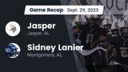 Recap: Jasper  vs. Sidney Lanier  2023