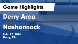 Derry Area vs Nashannock Game Highlights - Feb. 22, 2024