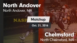 Matchup: North Andover High vs. Chelmsford  2016
