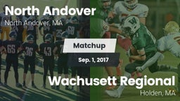 Matchup: North Andover High vs. Wachusett Regional  2017