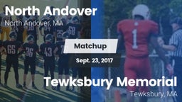 Matchup: North Andover High vs. Tewksbury Memorial 2017
