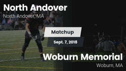Matchup: North Andover High vs. Woburn Memorial  2018