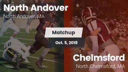 Matchup: North Andover High vs. Chelmsford  2018