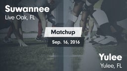 Matchup: Suwannee  vs. Yulee  2016