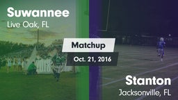 Matchup: Suwannee  vs. Stanton  2016