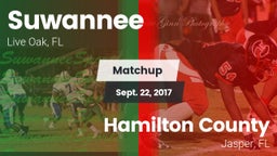 Matchup: Suwannee  vs. Hamilton County  2017