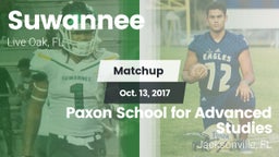 Matchup: Suwannee  vs. Paxon School for Advanced Studies 2017