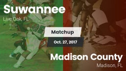 Matchup: Suwannee  vs. Madison County  2017