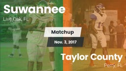 Matchup: Suwannee  vs. Taylor County  2017