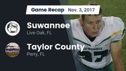 Recap: Suwannee  vs. Taylor County  2017