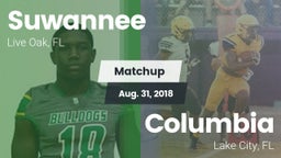 Matchup: Suwannee  vs. Columbia  2018
