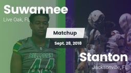 Matchup: Suwannee  vs. Stanton  2018