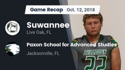 Recap: Suwannee  vs. Paxon School for Advanced Studies 2018