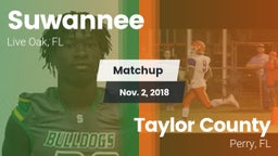 Matchup: Suwannee  vs. Taylor County  2018