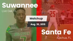 Matchup: Suwannee  vs. Santa Fe  2019