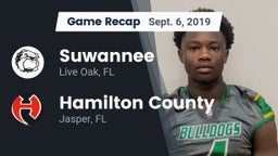 Recap: Suwannee  vs. Hamilton County  2019