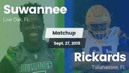 Matchup: Suwannee  vs. Rickards  2019