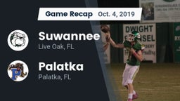 Recap: Suwannee  vs. Palatka  2019