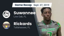 Recap: Suwannee  vs. Rickards  2019