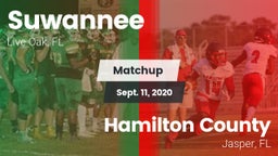 Matchup: Suwannee  vs. Hamilton County  2020