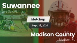 Matchup: Suwannee  vs. Madison County  2020