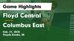 Floyd Central  vs Columbus East  Game Highlights - Feb. 21, 2018