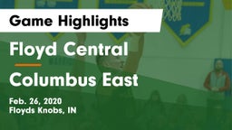 Floyd Central  vs Columbus East  Game Highlights - Feb. 26, 2020