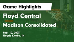 Floyd Central  vs Madison Consolidated  Game Highlights - Feb. 10, 2023