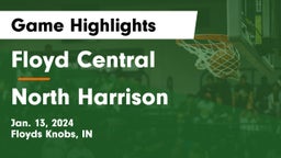 Floyd Central  vs North Harrison  Game Highlights - Jan. 13, 2024