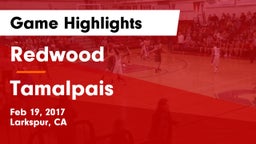 Redwood  vs Tamalpais  Game Highlights - Feb 19, 2017