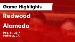 Redwood  vs Alameda  Game Highlights - Dec. 21, 2019