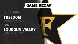 Recap: Freedom  vs. Loudoun Valley  2016