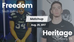 Matchup: Freedom  vs. Heritage  2017