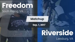 Matchup: Freedom  vs. Riverside  2017