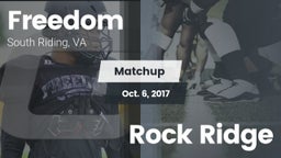 Matchup: Freedom  vs. Rock Ridge 2017