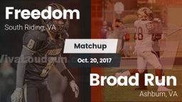 Matchup: Freedom  vs. Broad Run  2017